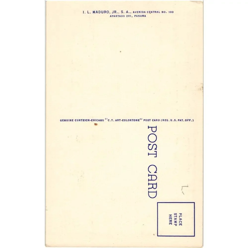 RUINS OF CATHEDRAL, OLD PANAMA. R. P. Republic Of Panama Postcard - Picture 2 of 2